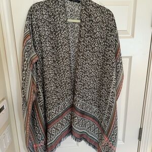 Do everything in love Brown and Cream Leopard Print Cardigan